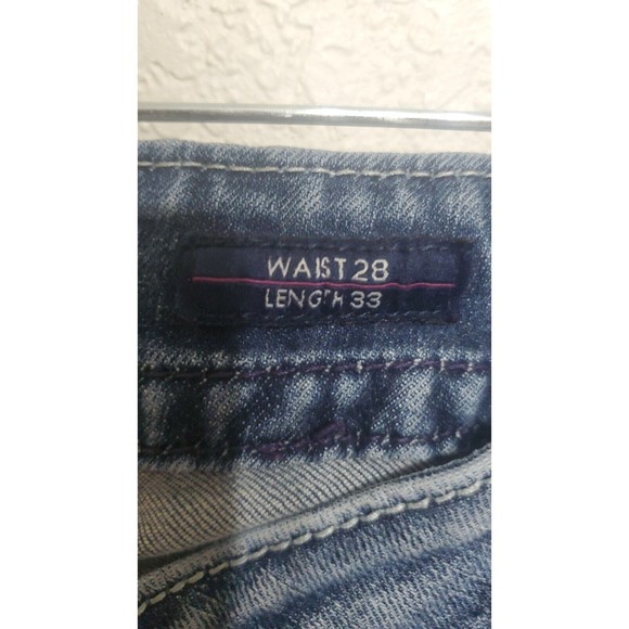 Vigoss Womens Medium Wash The Chelsea Slim Boot Cut Jeans Size 5/6 (28x33) - Picture 4 of 9